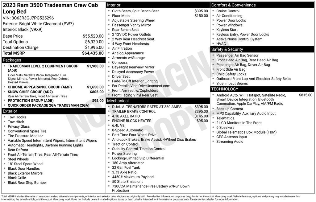 ram ram 3500 pickup 2023 3C63R3GJ7PG525296 image ram ram 3500 pickup 2023 3C63R3GJ7PG525296 image